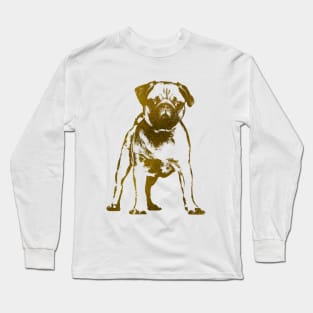 Golden Pug Puppy Long Sleeve T-Shirt